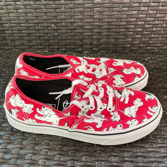 Vans 101 Dalmatians RARE Disney Low Profile Sneakers Lace Up Women’s 7 - Picture 6 of 9